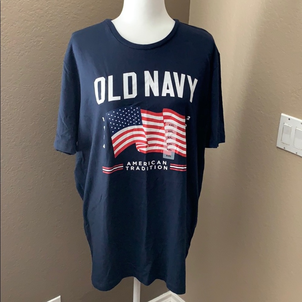 Old Navy American flag woman’s t shirt